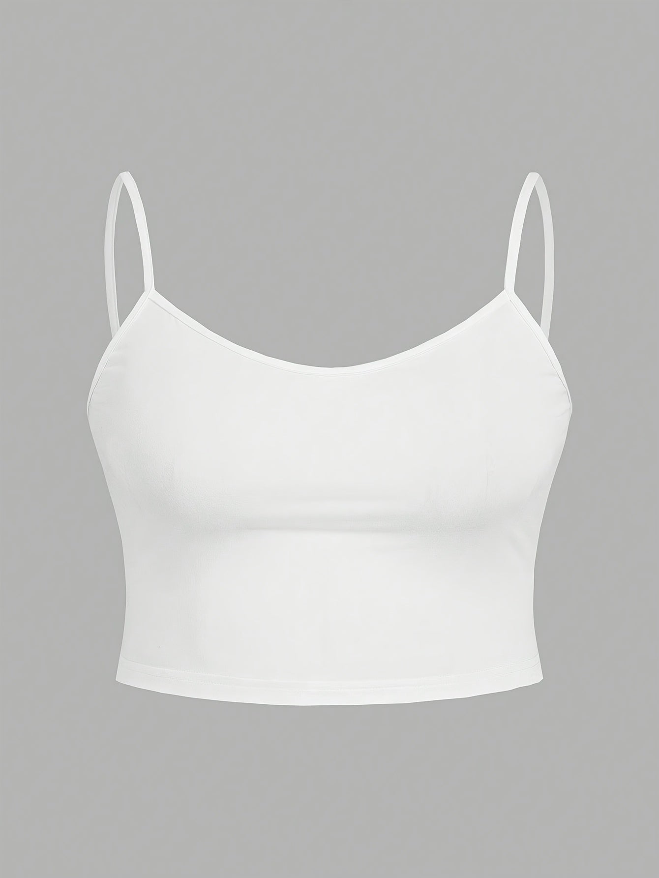 Summer Casual Women's Round Neck Camisole Short Vest Three-Piece Set