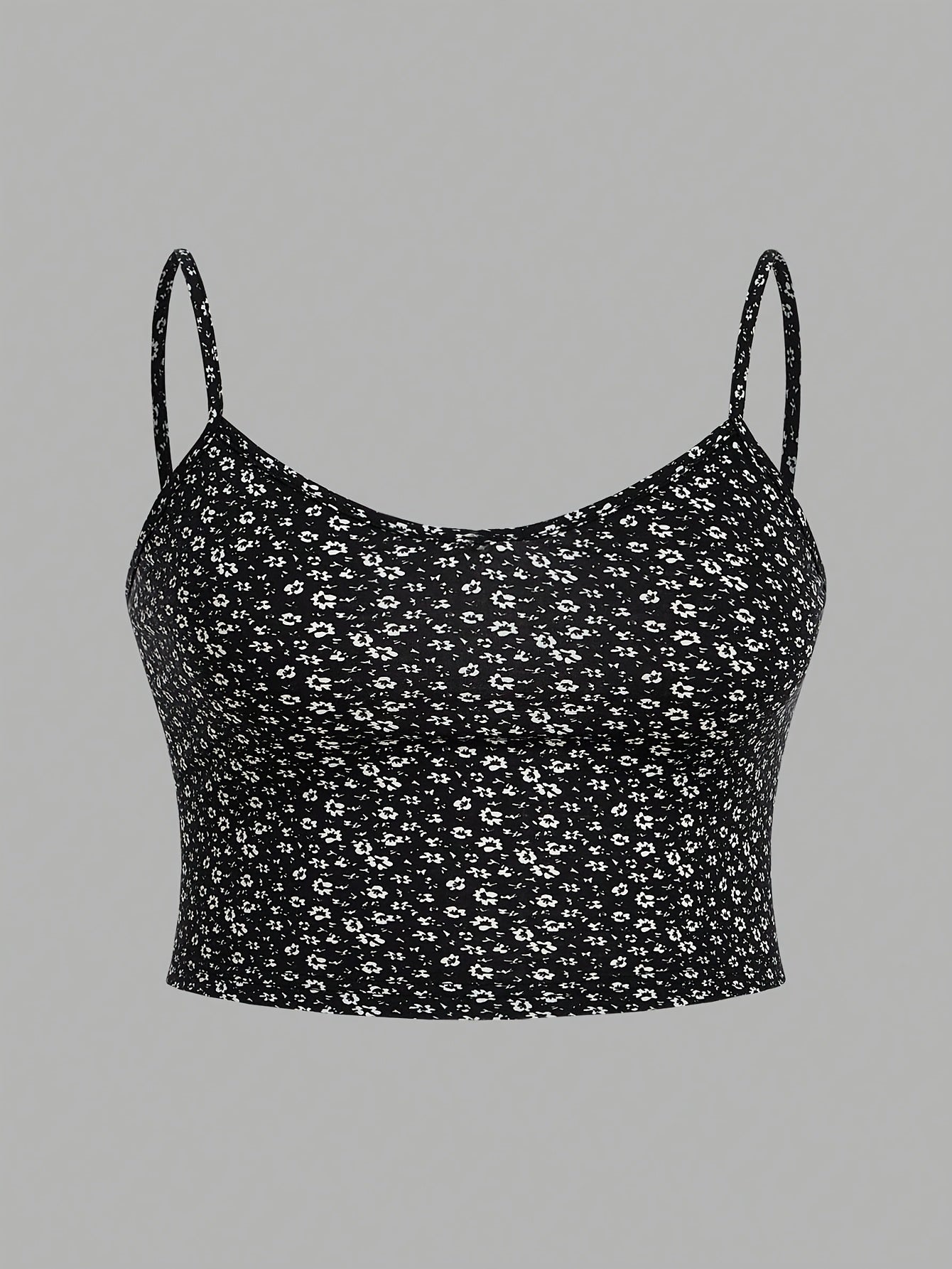 Summer Casual Women's Round Neck Camisole Short Vest Three-Piece Set