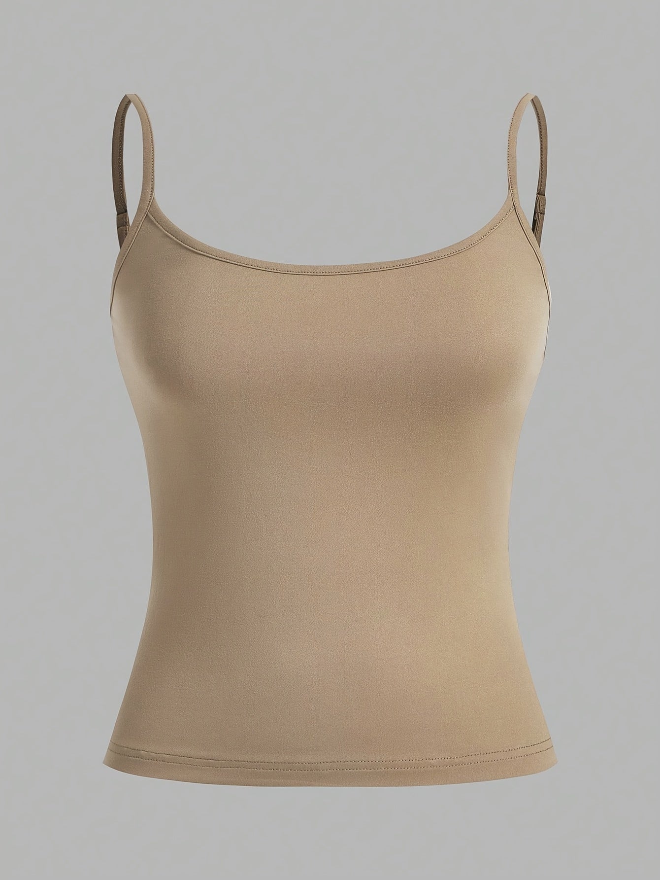 Women's Sexy Polyester Camisole Tops - Pack of 3, Knit Fabric Slingback Tank Tops with Off the Shoulder Collar, Solid Color Stretch Camis for All Seasons - 95% Polyester, 5% Elastane