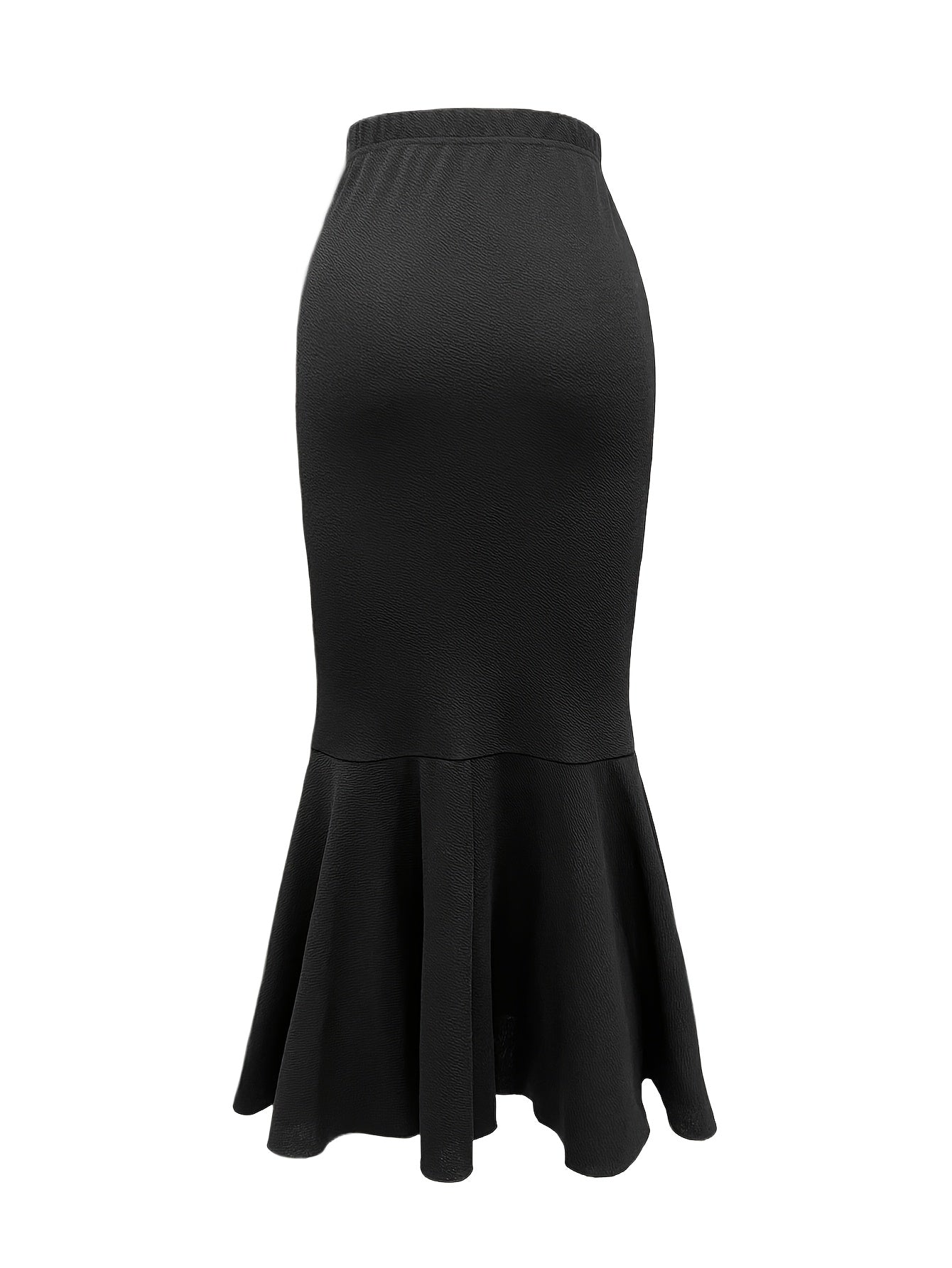 Spring-Summer Women's Midi Fish Tail Skirt Elegant Three-Piece Set