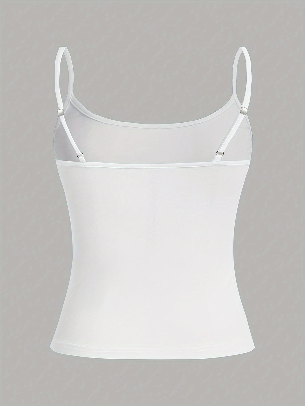 Women's Sexy Polyester Camisole Tops - Pack of 3, Knit Fabric Slingback Tank Tops with Off the Shoulder Collar, Solid Color Stretch Camis for All Seasons - 95% Polyester, 5% Elastane