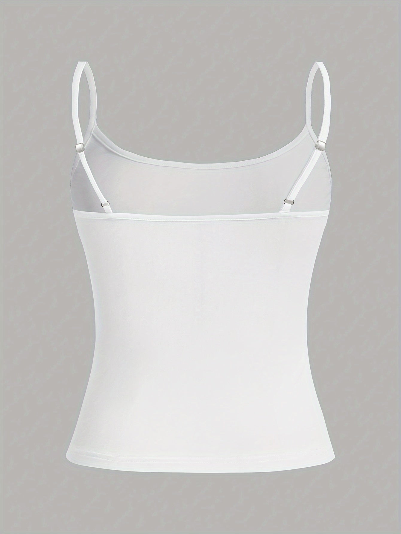 Women's Sexy Polyester Camisole Tops - Pack of 3, Knit Fabric Slingback Tank Tops with Off the Shoulder Collar, Solid Color Stretch Camis for All Seasons - 95% Polyester, 5% Elastane